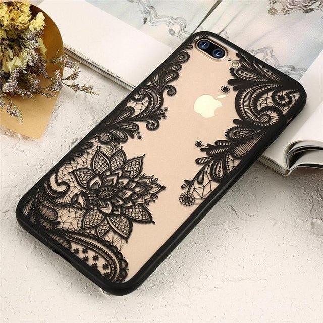 3D Sexy Lace Mandala Flower iPhone Case
